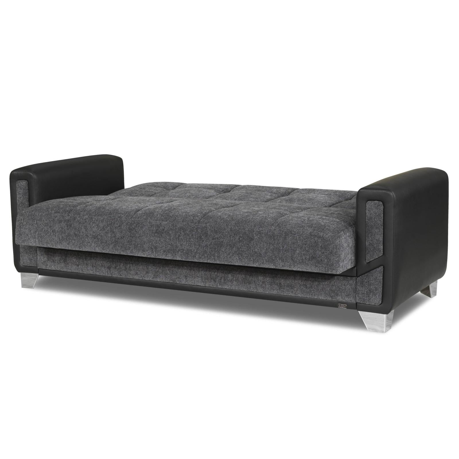 Mondo Grey Convertible Sofa - Adams Furniture