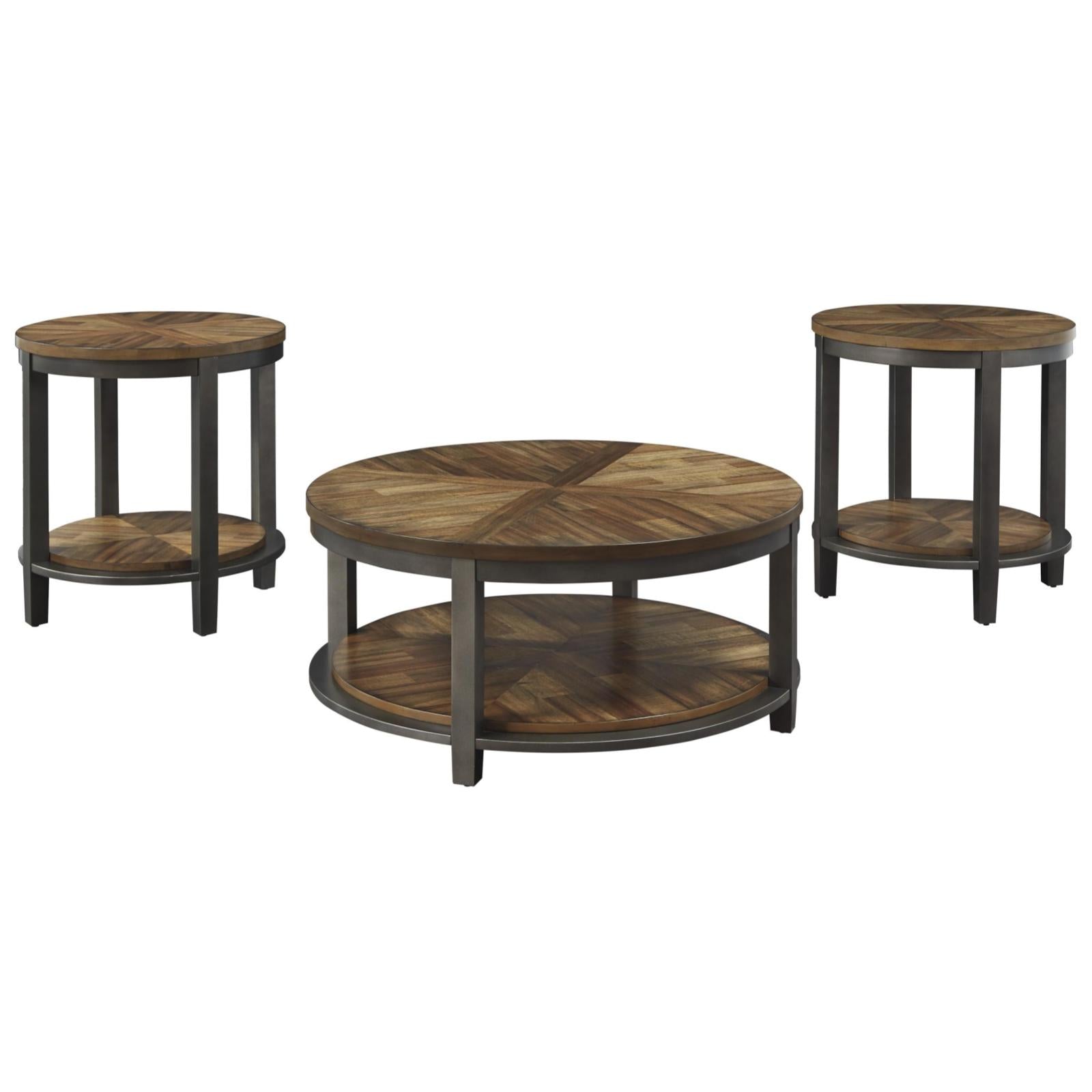 Roybeck 3pc Occasional Table Set, Occasional Tables, Ashley Furniture - Adams Furniture