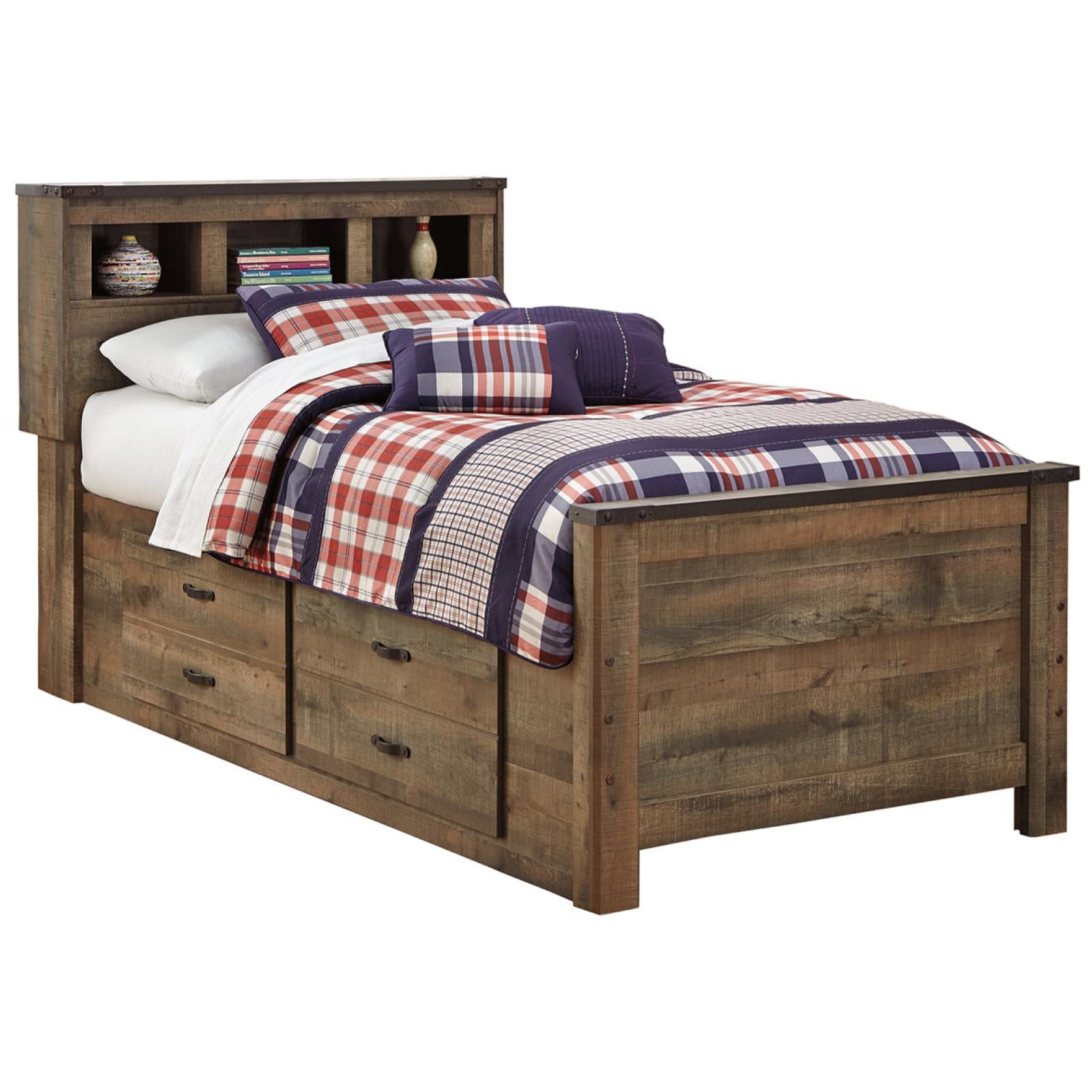 Trinell Bookcase Bed, Kids Bedroom, Ashley Furniture - Adams Furniture