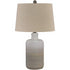 Marnina Taupe Ceramic Table Lamp | Set of 2, Lamp, Ashley Furniture - Adams Furniture