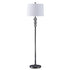 Joaquin Clear/Chrome Floor Lamp, Lamp, Ashley Furniture - Adams Furniture