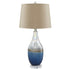 Johanna Blue/Clear Glass Table Lamp | Set of 2, Lamp, Ashley Furniture - Adams Furniture