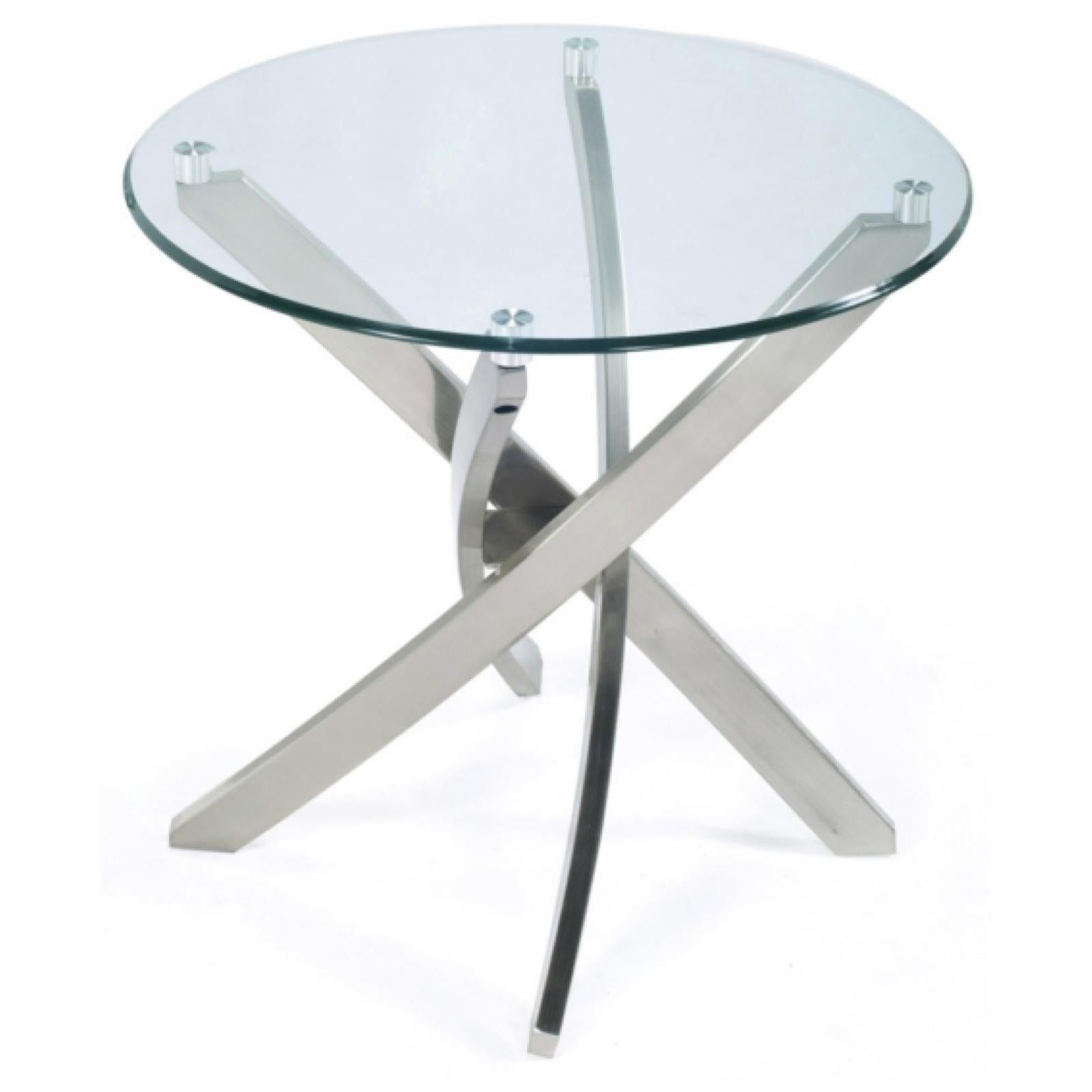 Zila Round End Table, Occasional Tables, Magnussen Home - Adams Furniture