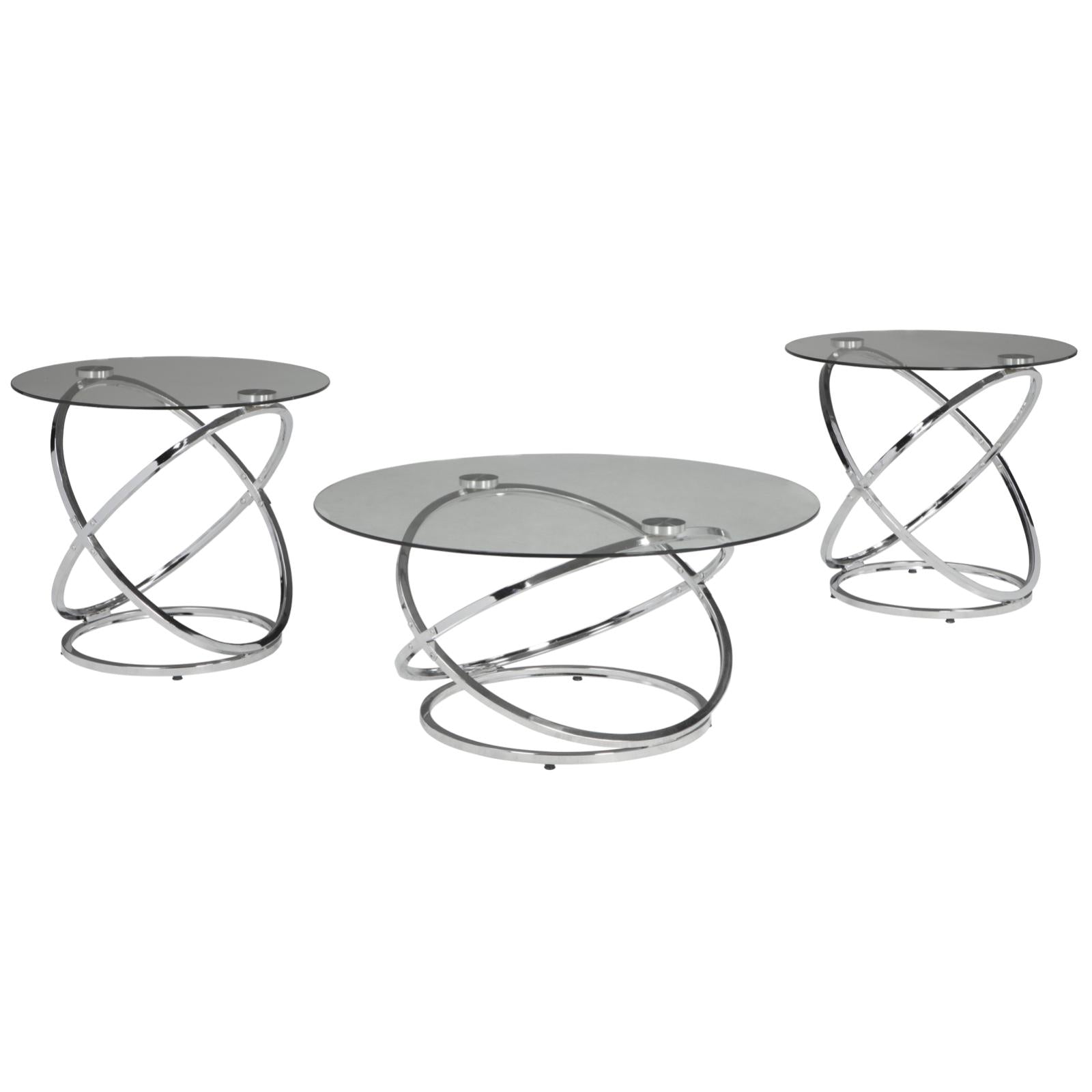 Hollynyx 3pc Occasional Table Set, Occasional Tables, Ashley Furniture - Adams Furniture