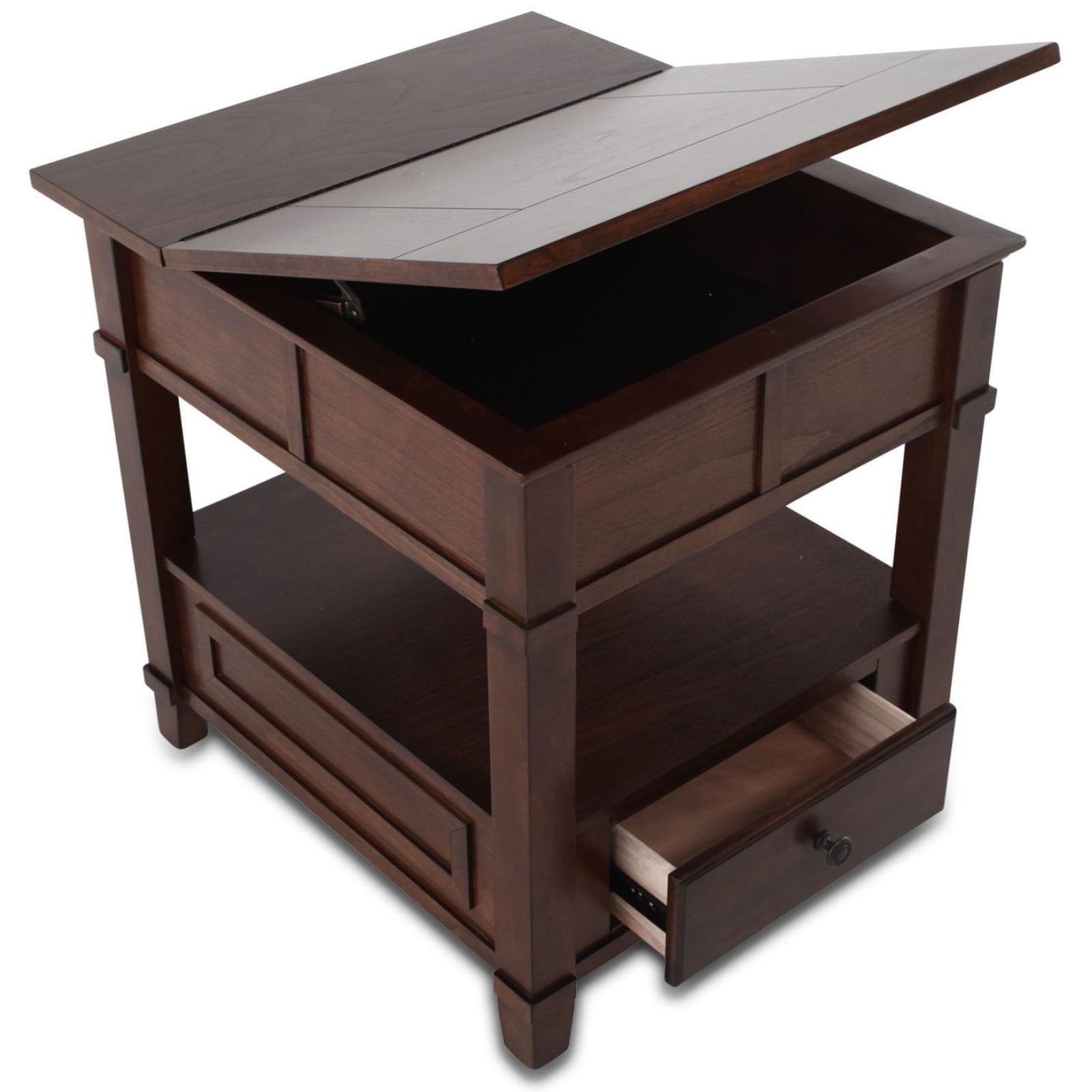 Gately Lift-Up End Table, Occasional Tables, Ashley Furniture - Adams Furniture