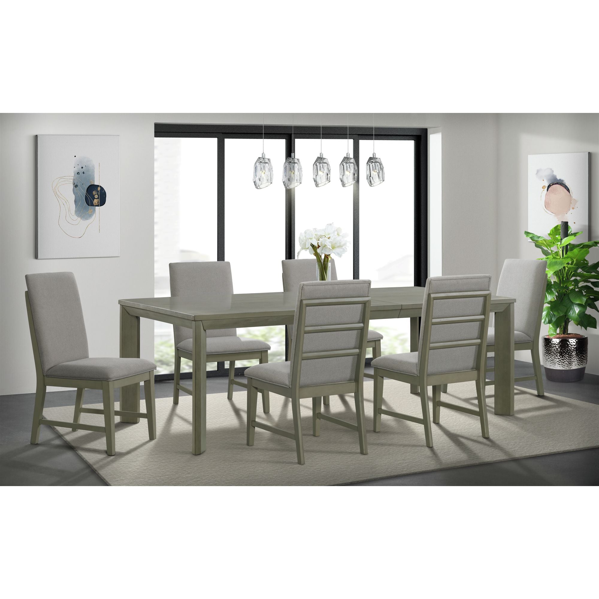 Zig 7 Piece Dining Set