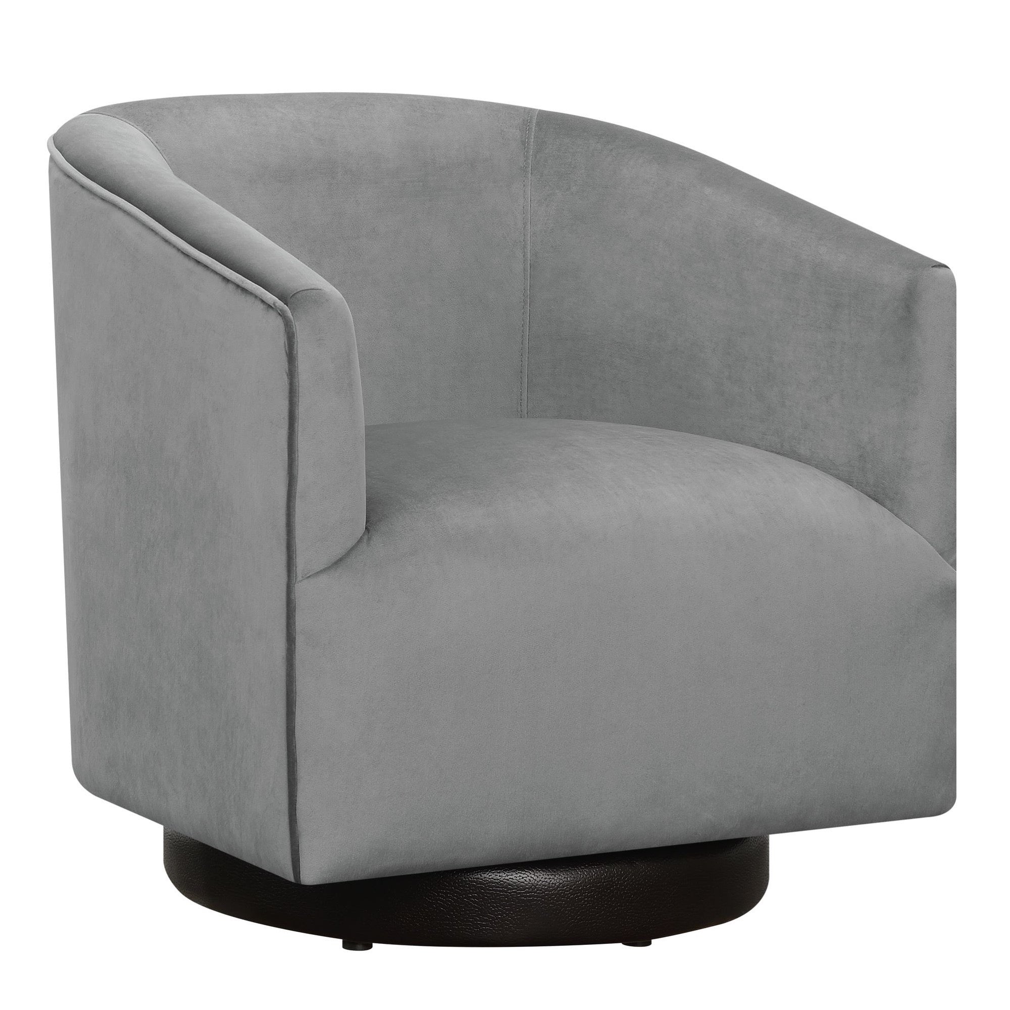 Charlotte Grey Swivel Chair